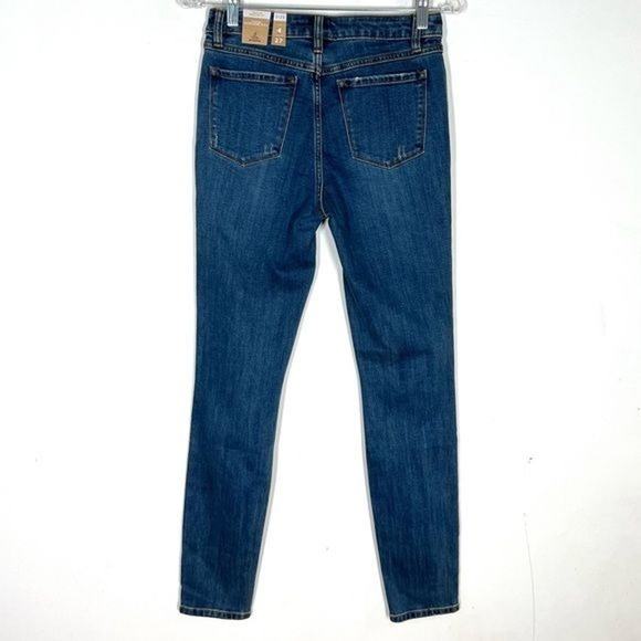 NWT prAna Sienna Stretch Cotton Stretch Mid Rise Skinny Jeans 4 27 True Blue - Picture 5 of 15